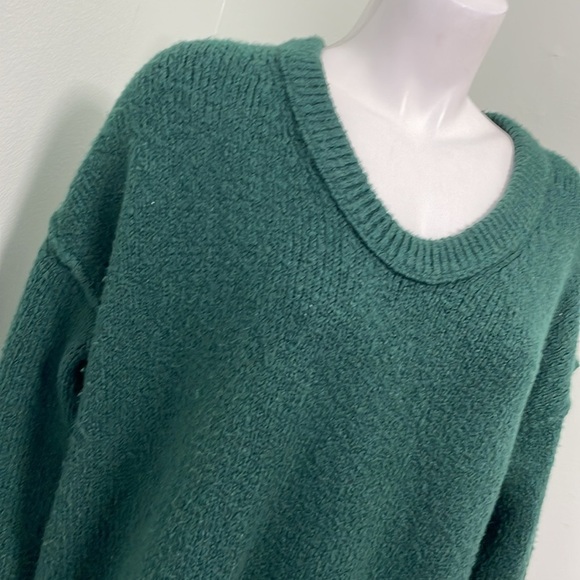Free People brookside tunic pine needle green sweater XS - Picture 7 of 12